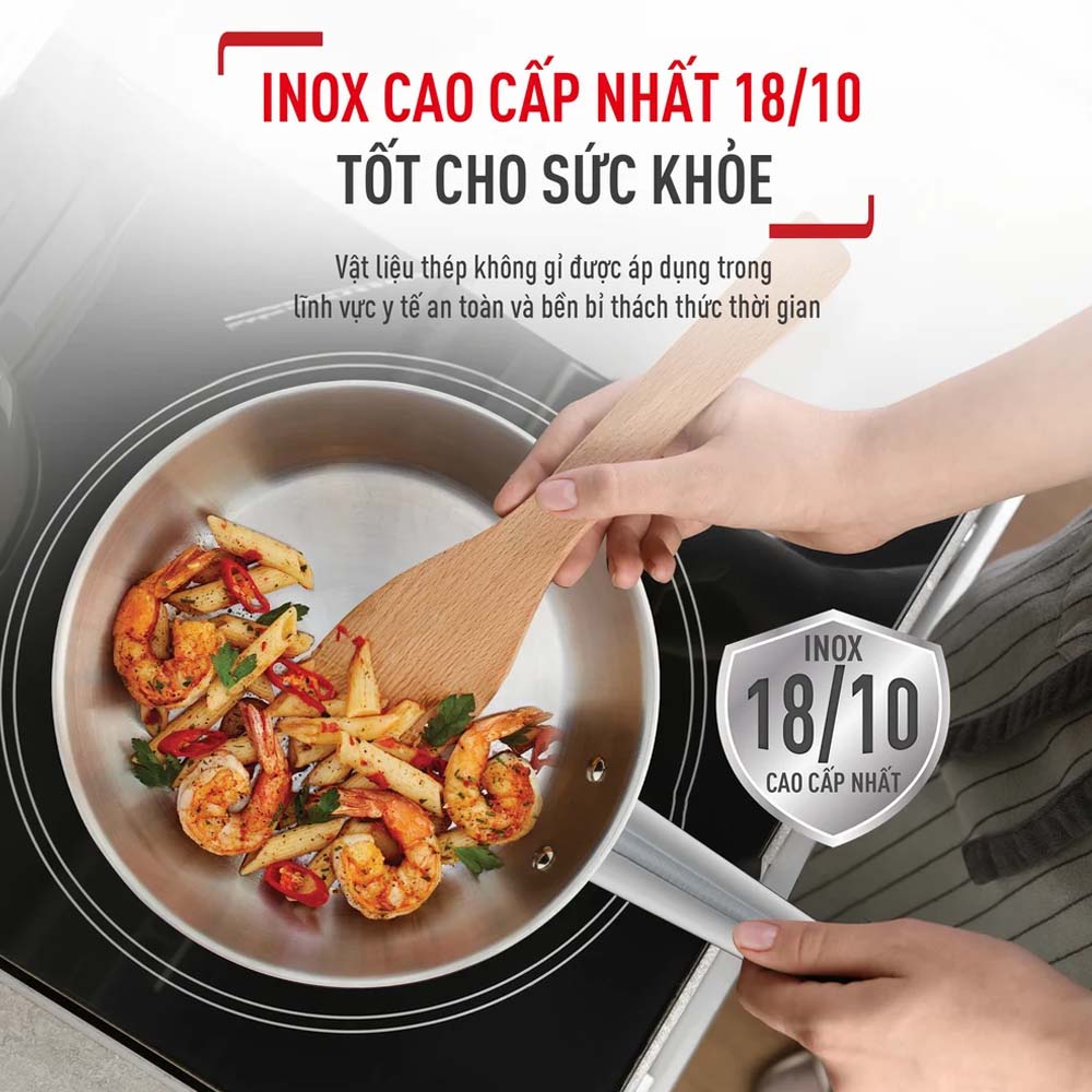 Chảo Inox Cao Cấp Professional Tefal B9210595 26cm