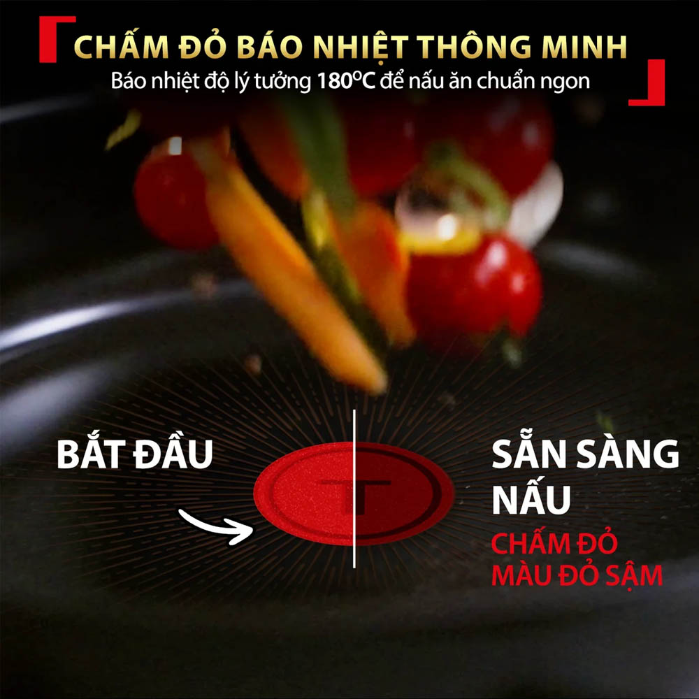 Công nghệ báo nhiệt Thermo-Signal® lý tưởng khi đun nấu