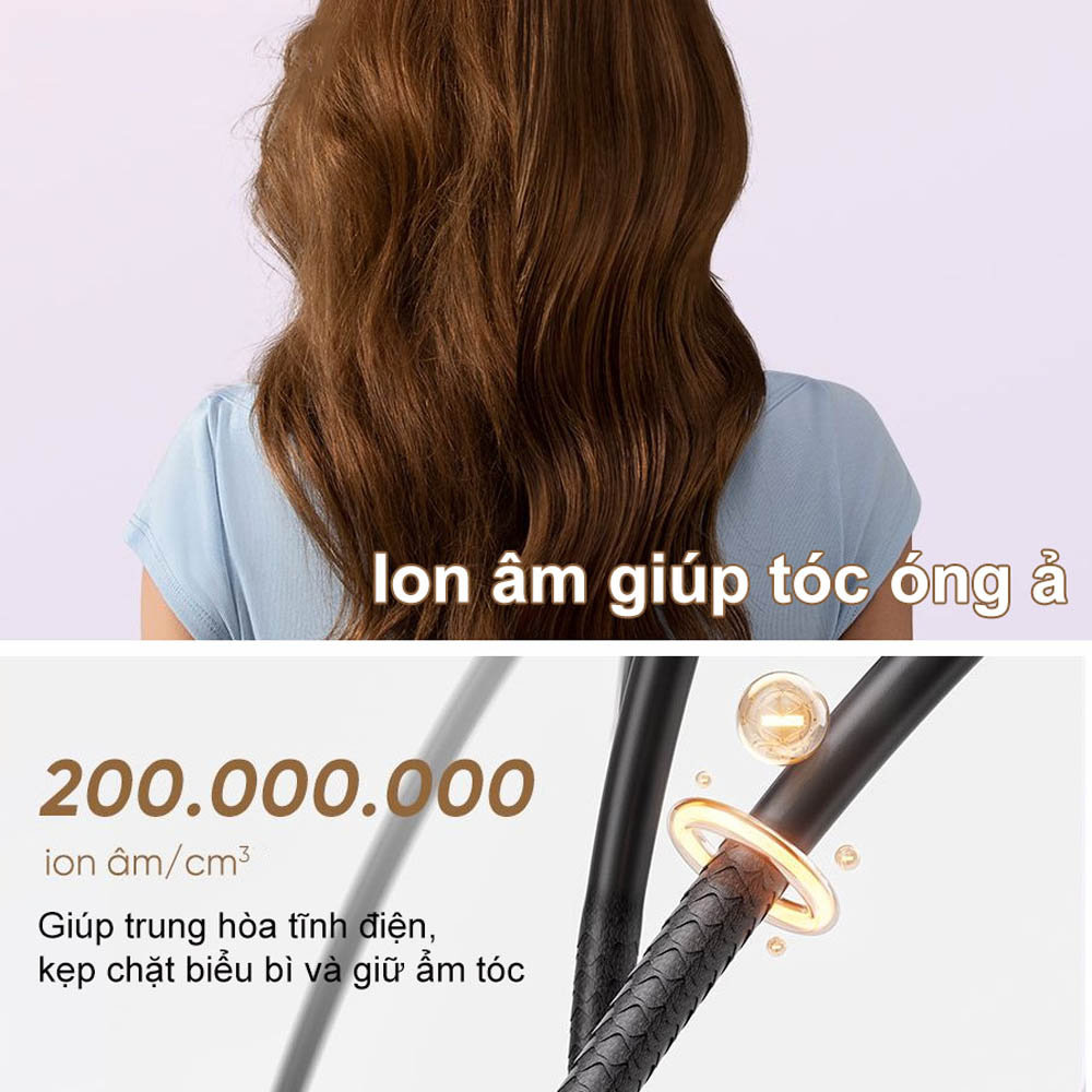 Máy Sấy Tóc Tốc Độ Cao Dreame Mini AHG11A tích hợp công nghệ ion âm