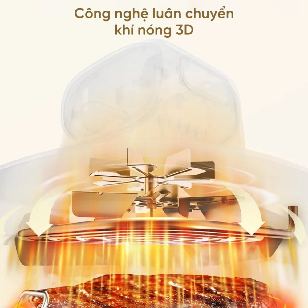 Dreame Tasti PT60 ứng dụng công nghệ luân chuyển khí nóng 3D