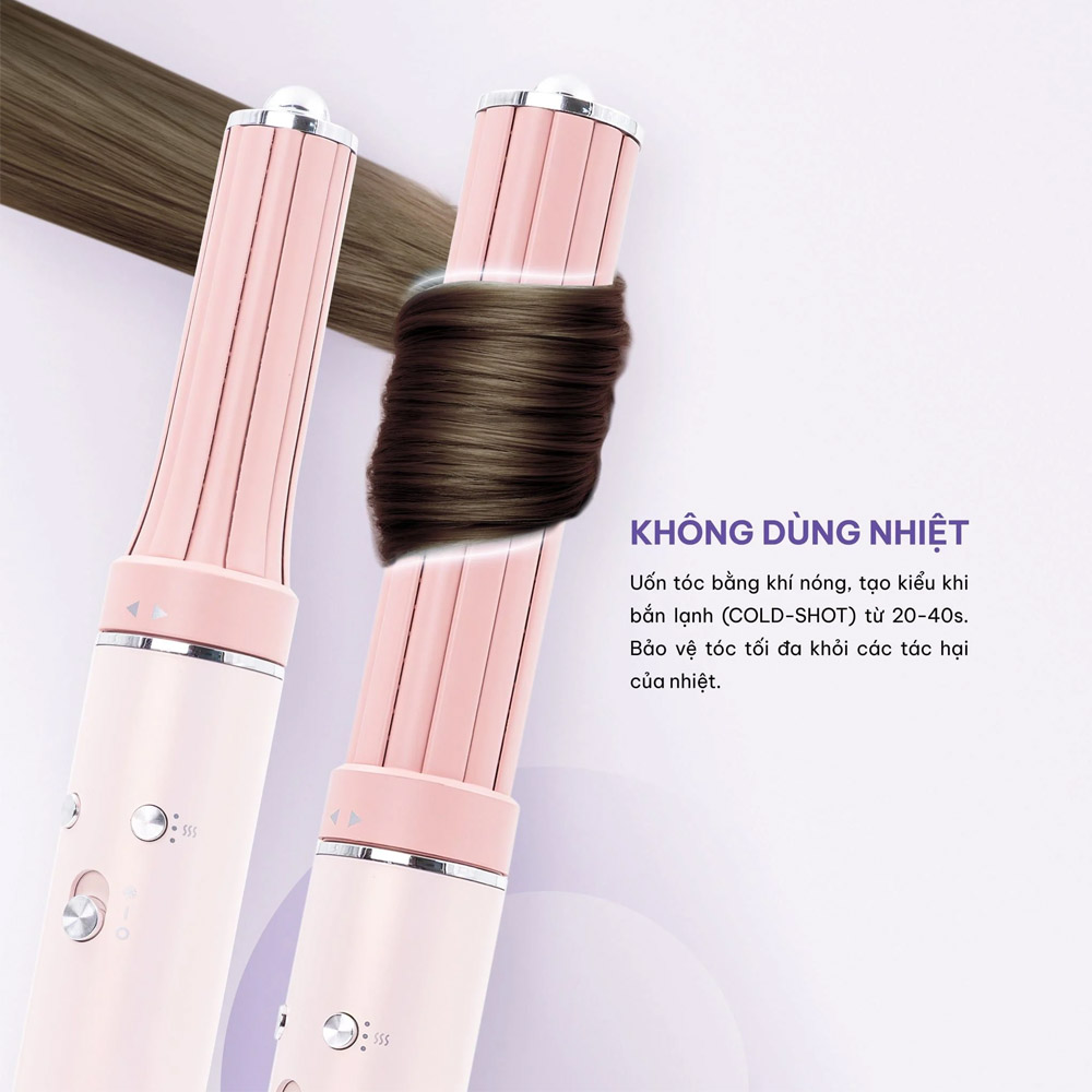 Công nghệ Luồng khí Coanda tạo kiểu nhanh, không phụ thuộc nhiệt độ quá cao