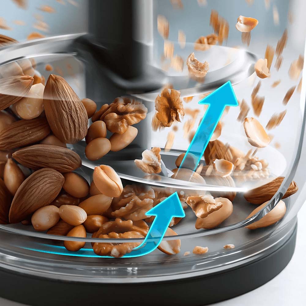 Công nghệ PowerChop cắt đều các nguyên liệu mềm và cứng