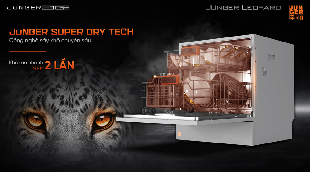 Công nghệ sấy nóng chuyên sâu Junger Super Dry Tech 