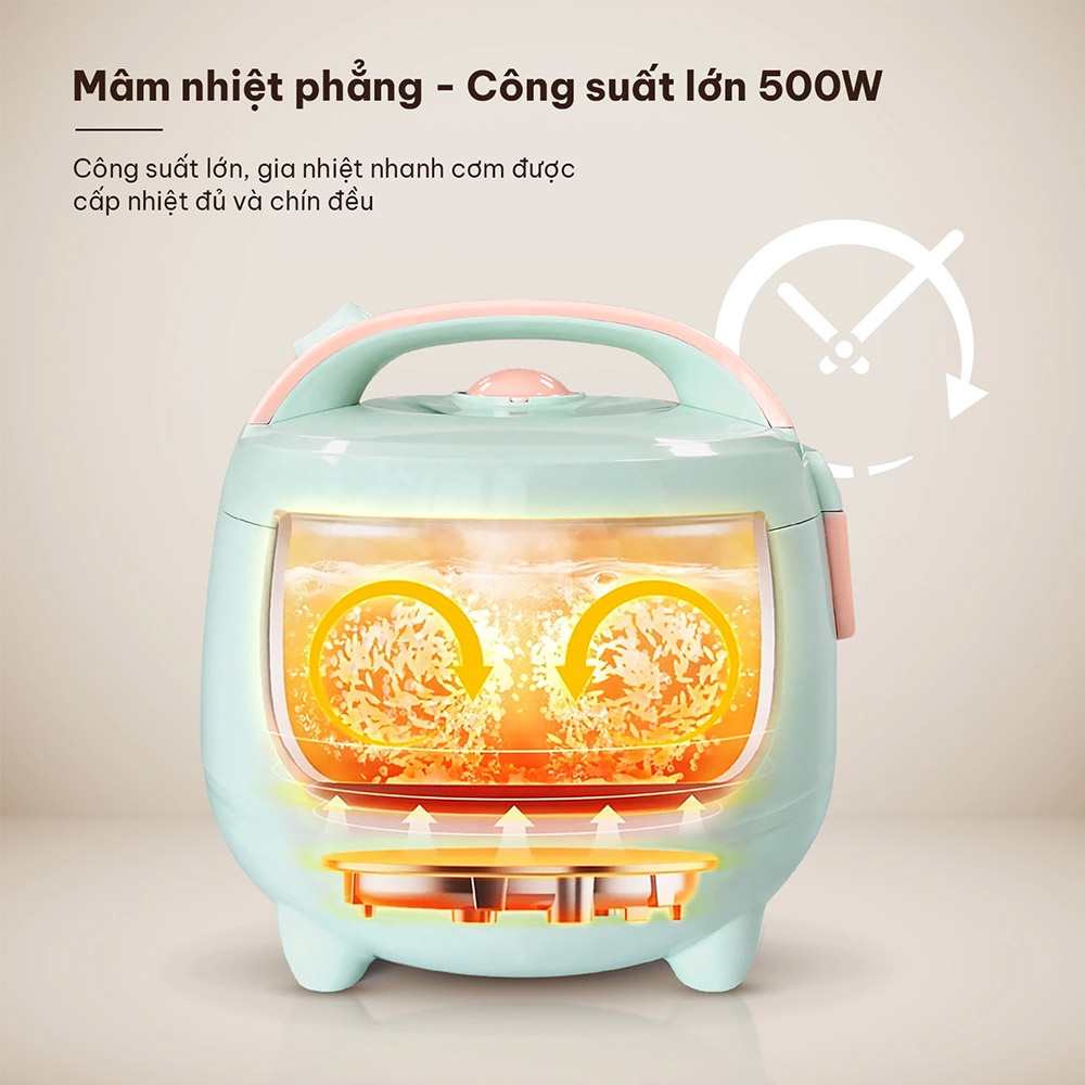 Sở hữu công suất mạnh mẽ 500W