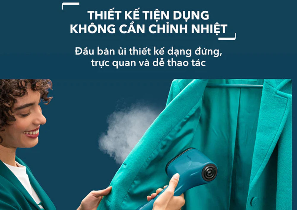 Đầu ủi tháo rời thiết kế tiện dụng với 2 mặt chuyên dụng