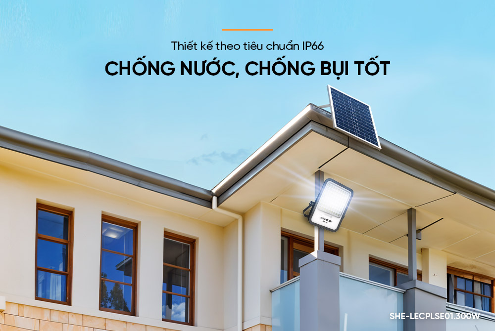Sunhouse SHE-LECPLSE01.300W thiết kế theo tiêu chuẩn IP66