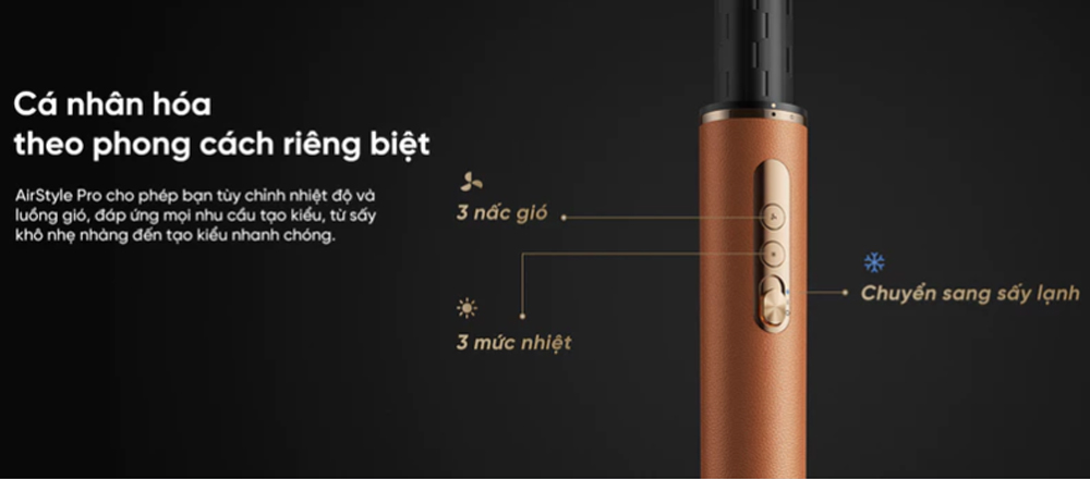 Dễ dàng cá nhân hóa với Dreame AirStyle Pro AMF18A