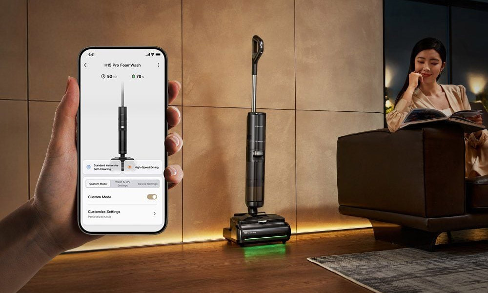 Dễ dàng điều khiển Dreame H15 Pro Foamwash