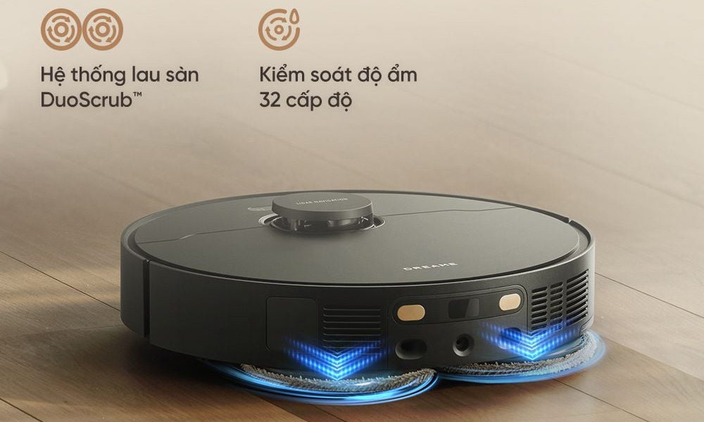 Dreame L10s Ultra Gen 3 kiểm soát 32 mức độ ẩm