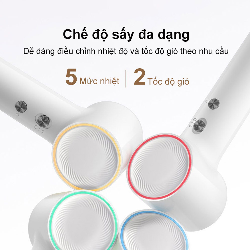 Dreame Mini AHG11A hỗ trợ tùy chỉnh mức nhiệt và tốc độ gió theo nhu cầu