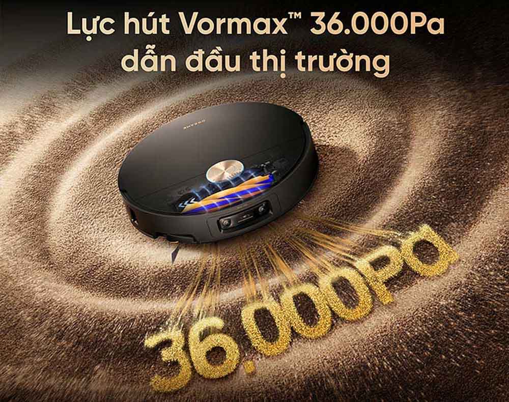 Dreame X60 Ultra dễ dàng loại bỏ bụi bẩn, tóc, mảnh vụn