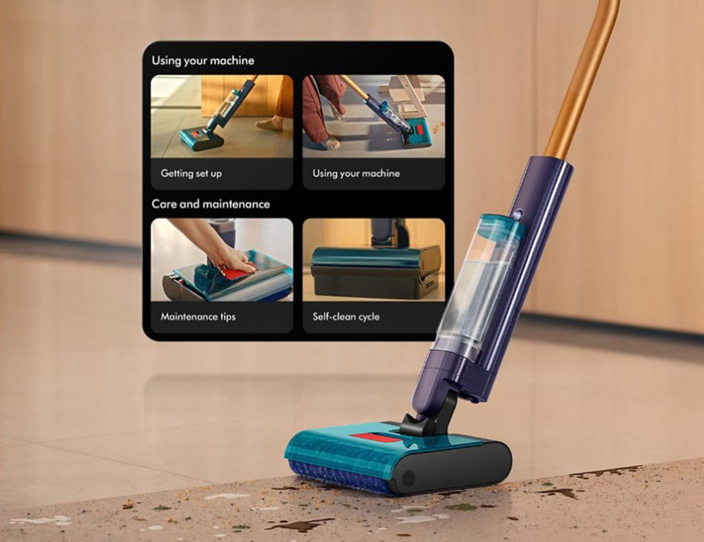Dyson Clean Wash Hygiene WR03-A PBuCo kết nối ứng dụng MyDyson™