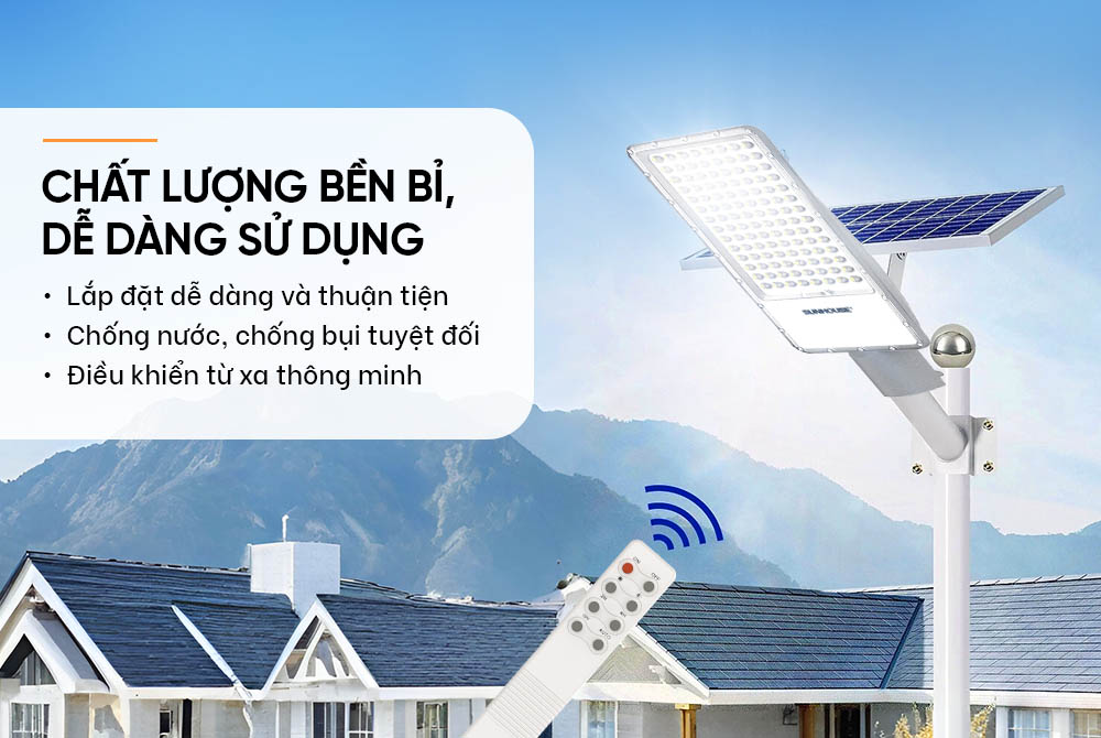 Dễ dàng thao tác Eco Sunhouse SHE-LECRTSE01.300W với điều khiển từ xa