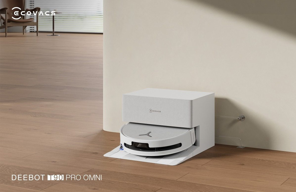 Ecovacs T90 Pro Omni Cấp Xả Nước Tự Động có thiết kế nhỏ gọn
