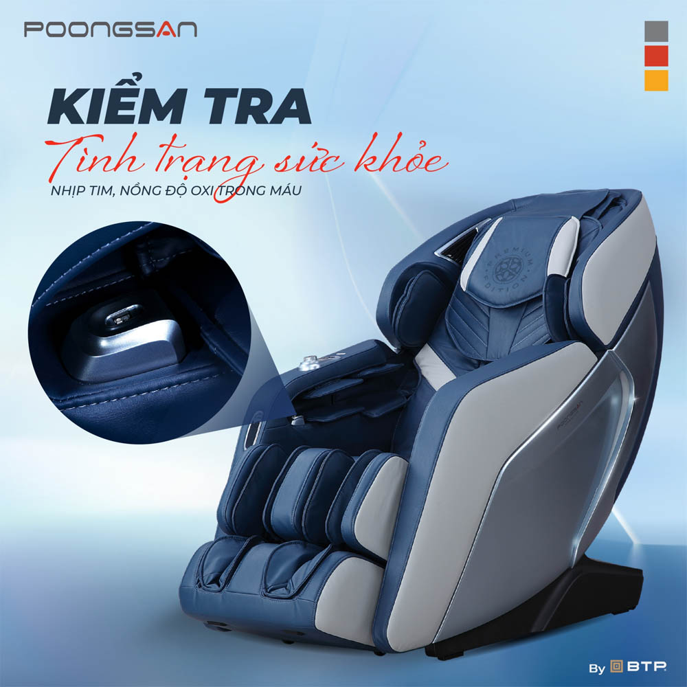 Ghế Massage Cao Cấp Poongsan MCP-804 hỗ trợ cá nhân hóa