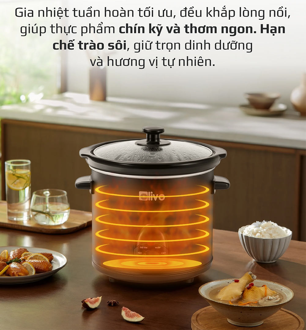 Hệ thống gia nhiệt tuần hoàn, tỏa nhiệt đều