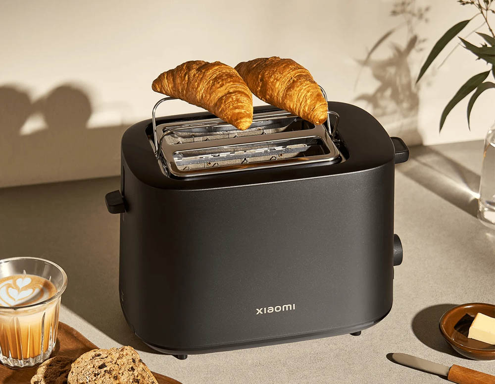 Xiaomi Toaster EU trang bị giá nướng có thể gập lại