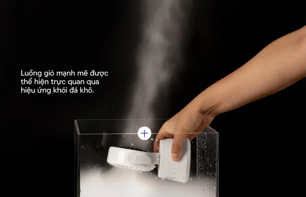 Hỗ trợ 5 tốc độ gió tùy chỉnh, vận hành êm ái