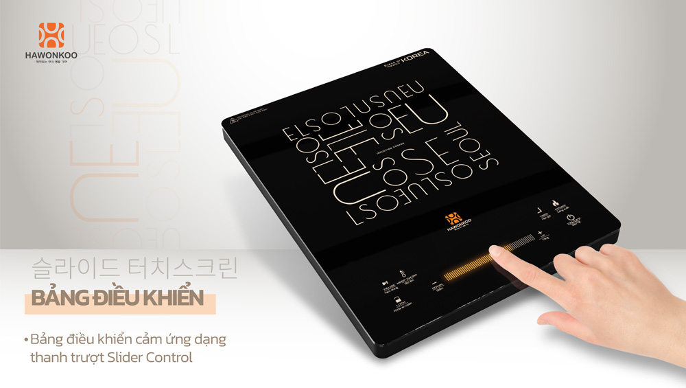 Bảng điều khiển cảm ứng trượt Slider Control nhanh, nhạy