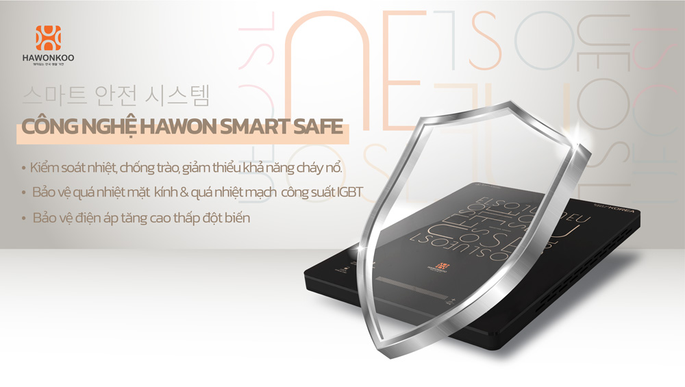 Công nghệ Hawon SmartSafe tự ngắt điện khi điện áp cao, thấp bất thường