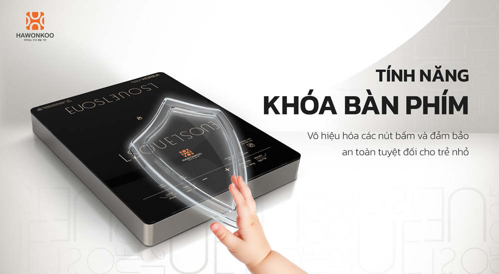 Tính năng khóa bảng điều khiển an toàn cho trẻ nhỏ 