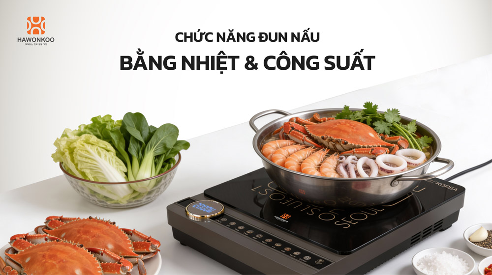 Hawonkoo SEOUL-CEH-114 Inverter tích hợp 8 mức công suất