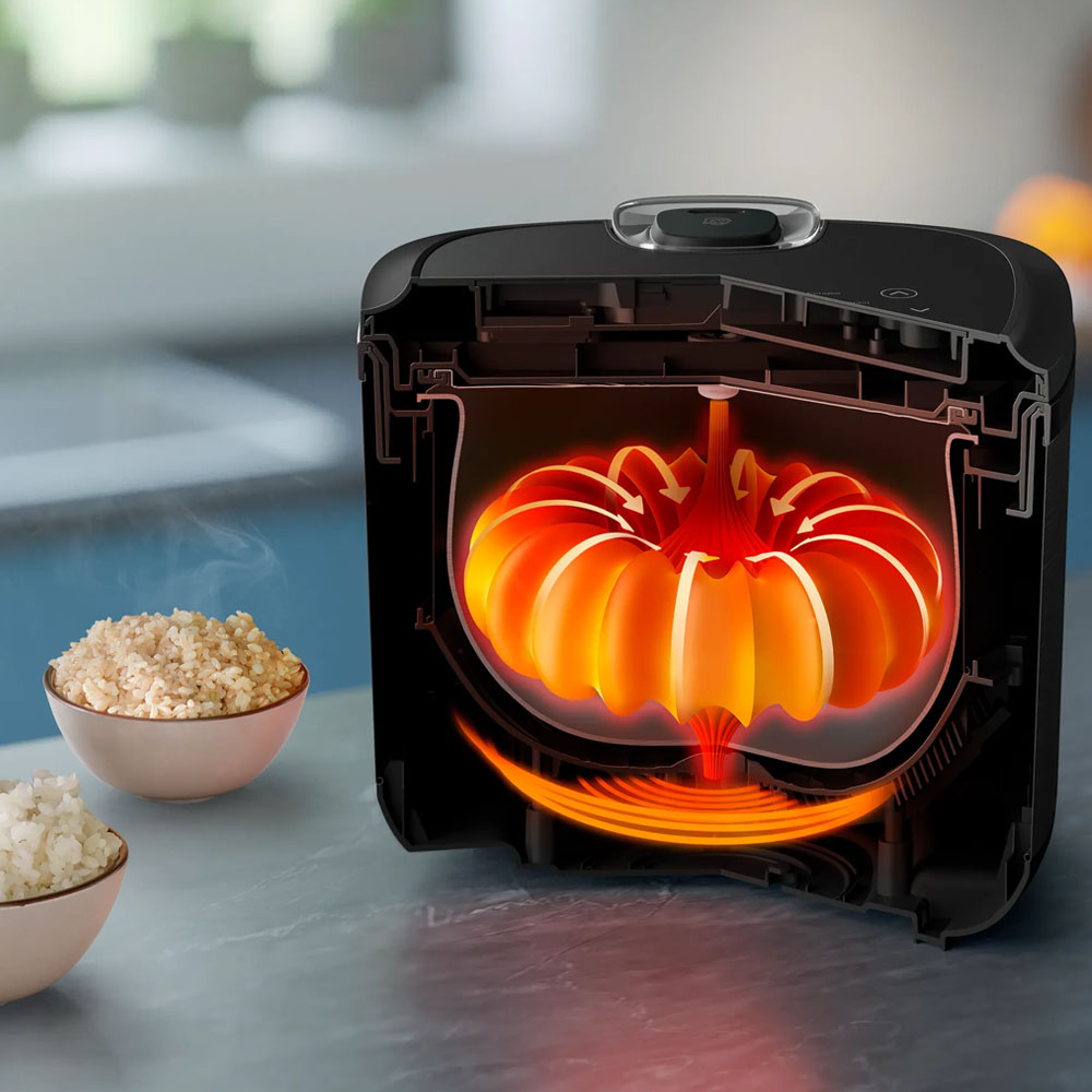 Philips HD5210/82 sở hữu hệ thống gia nhiệt IH 3D 