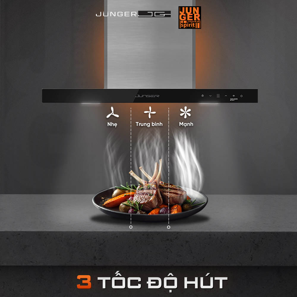 Junger HRJ-700 3 tốc độ hút