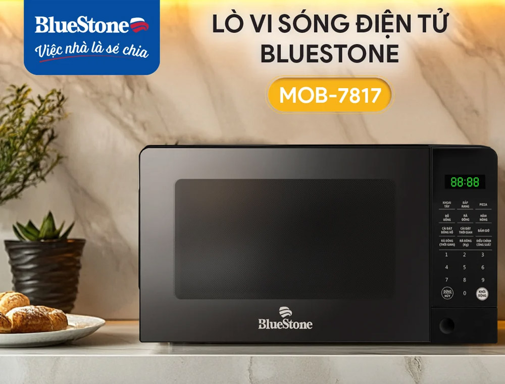 Lò Vi Sóng BlueStone MOB-7817 có kiểu dáng hiện đại
