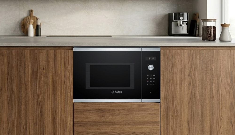 Lò Vi Sóng Có Nướng Âm Tủ Bosch BEL554MS0B 25 Lít