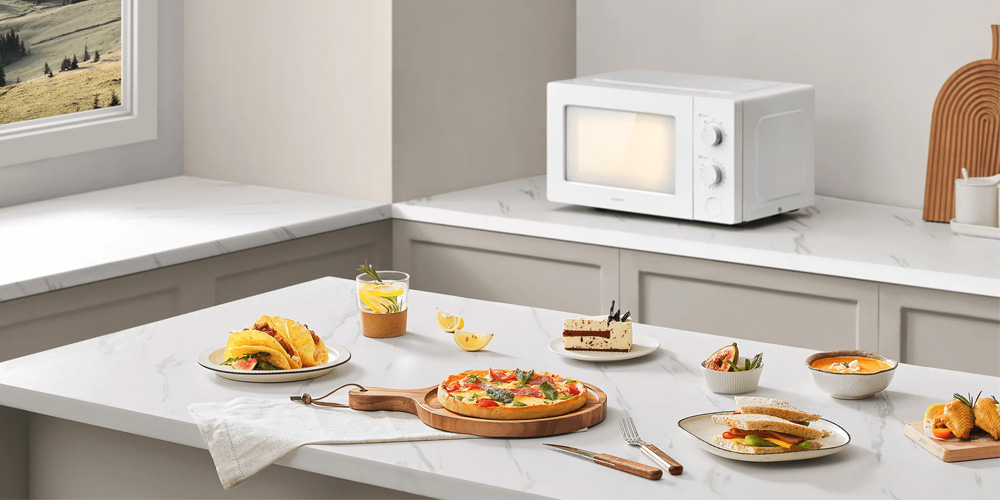 Dung tích 20 lít đáp ứng tốt việc hâm nóng, chế biến bữa ăn hàng ngày 