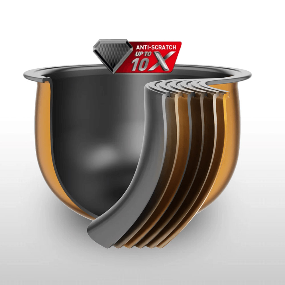 Tefal Rice Master Max RK819868 sở hữu lòng nồi niêu 6 lớp 