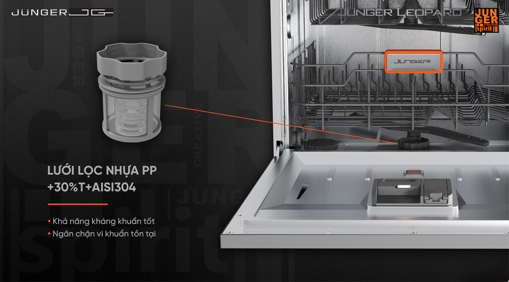 Lưới lọc nhựa PP có khả năng kháng khuẩn tốt