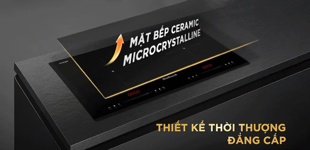 Mặt kính Ceramic Microcrystalline chịu nhiệt, chịu lực tốt
