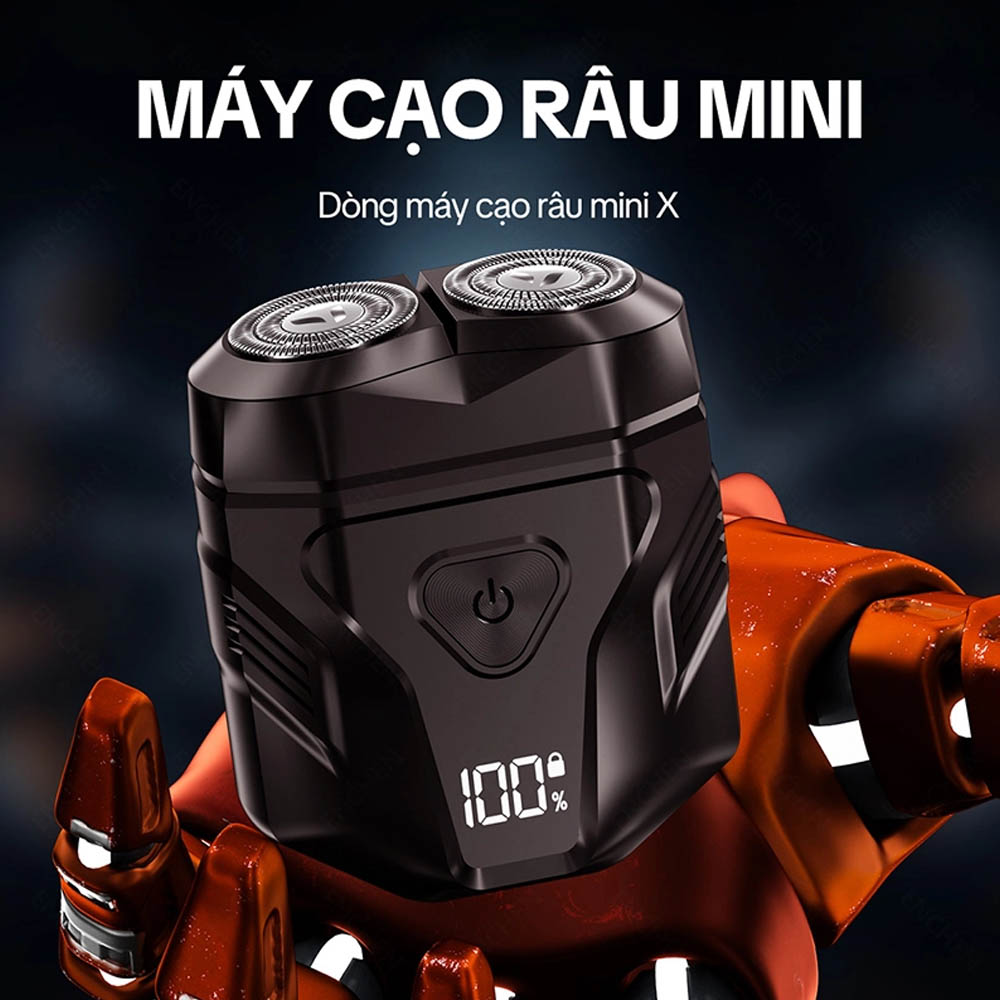 Máy Cạo Râu Enchen Mini X có thiết kế nhỏ gọn dễ dàng mang theo