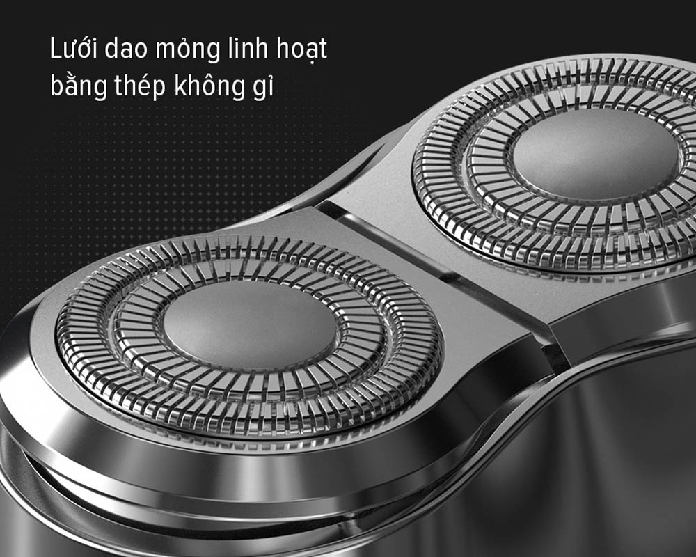 Máy Cạo Râu Khô Và Ướt Coclear HS208 có lưỡi dao linh hoạt