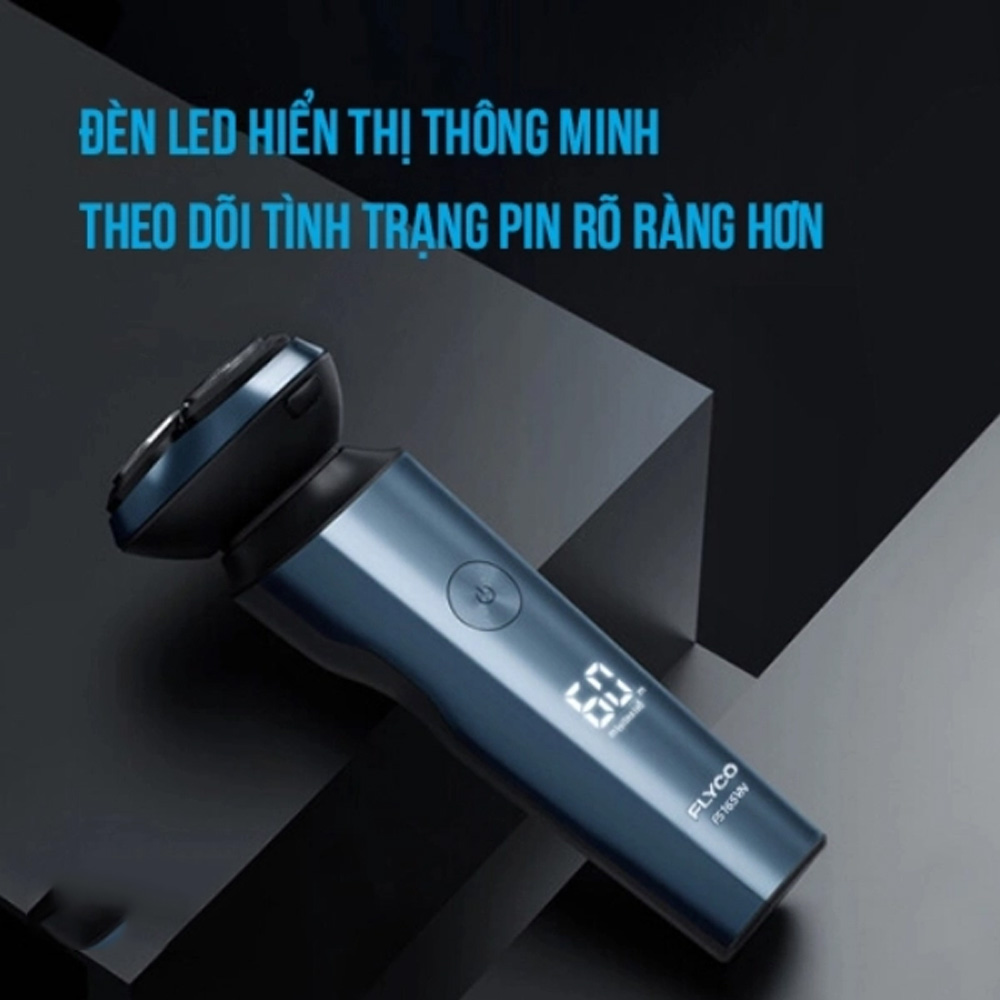 Màn hình hiển thị của Máy Cạo Râu Khô Và Ướt Flyco FS165VN
