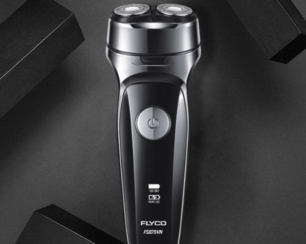 Máy Cạo Râu Khô Và Ướt Flyco FS879VN có thiết kế vừa vặn