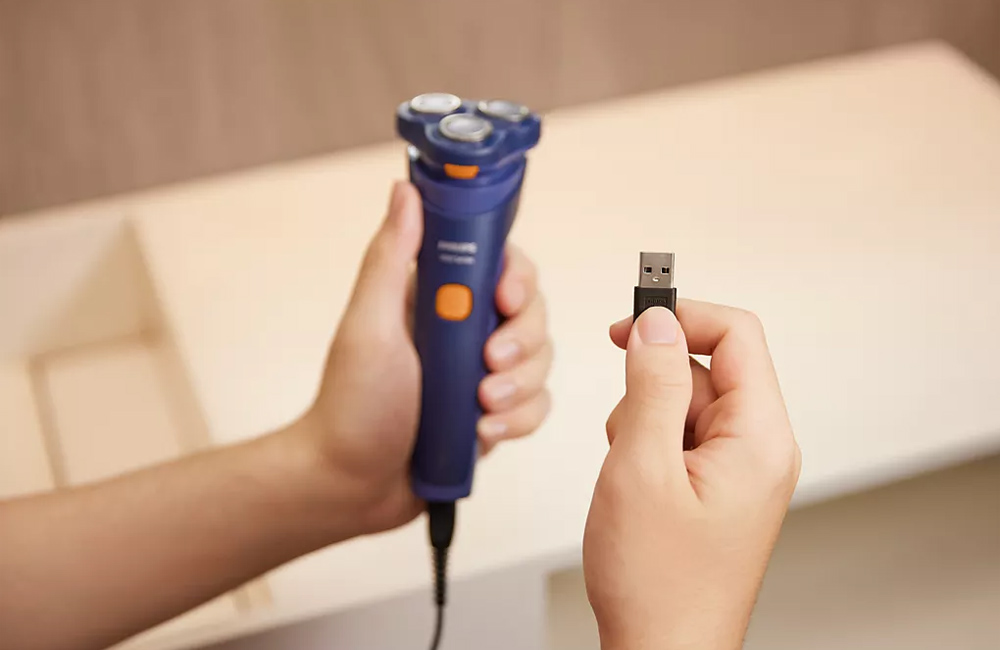 Máy Cạo Râu Khô Và Ướt Philips S1880/00 hoạt động liên tục trong 35 phút