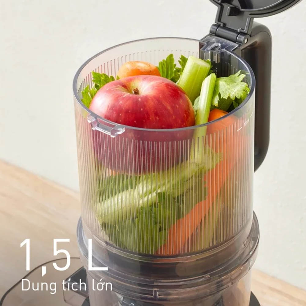 Máy Ép Trái Cây Chậm Panasonic MJ-L800KRA có công suất 180 - 210W