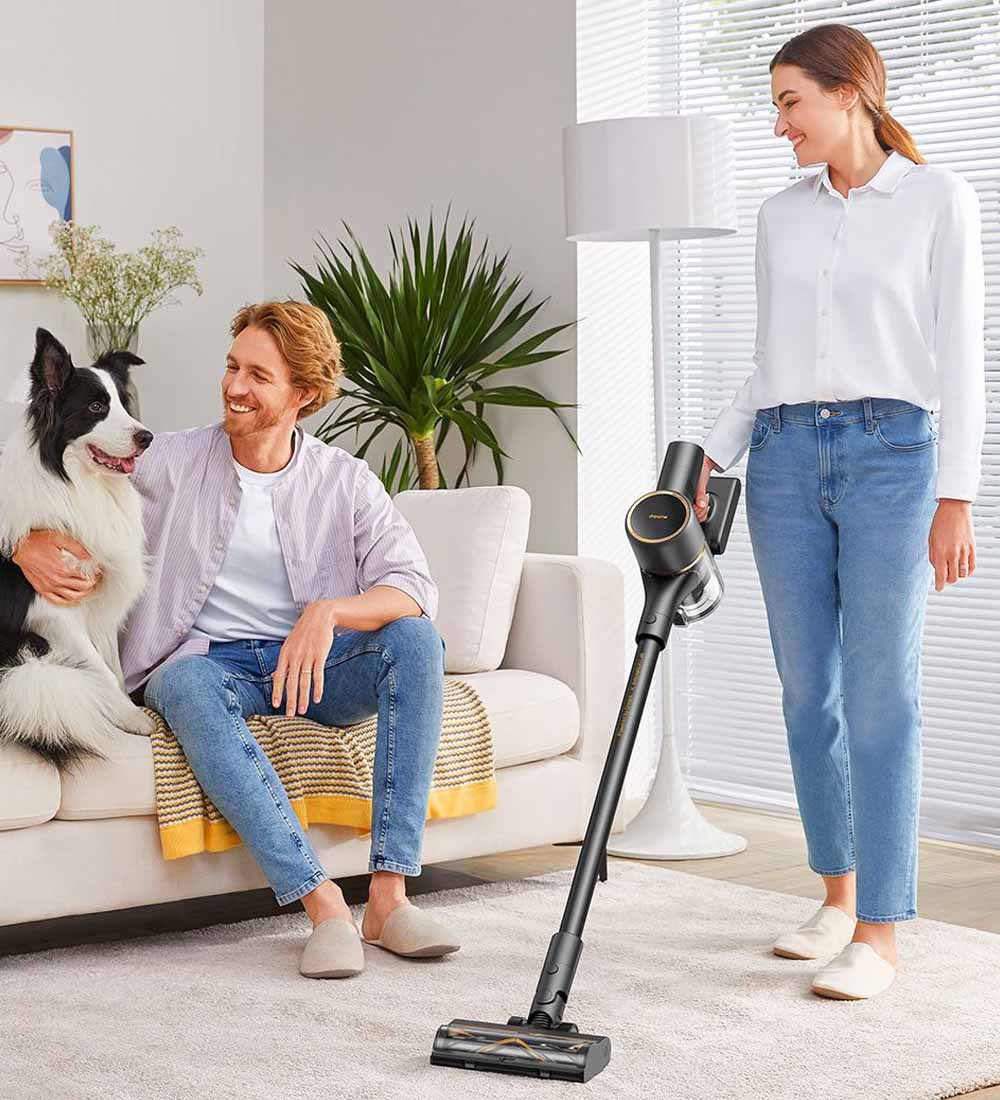Thoải mái khi cầm nắm Máy Hút Bụi Cầm Tay Dreame R10 Pro