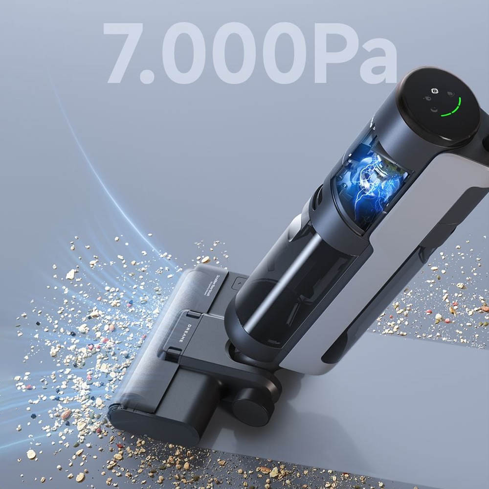 Lực hút 7.000Pa hút sạch mọi vết bẩn khô và ướt thần tốc