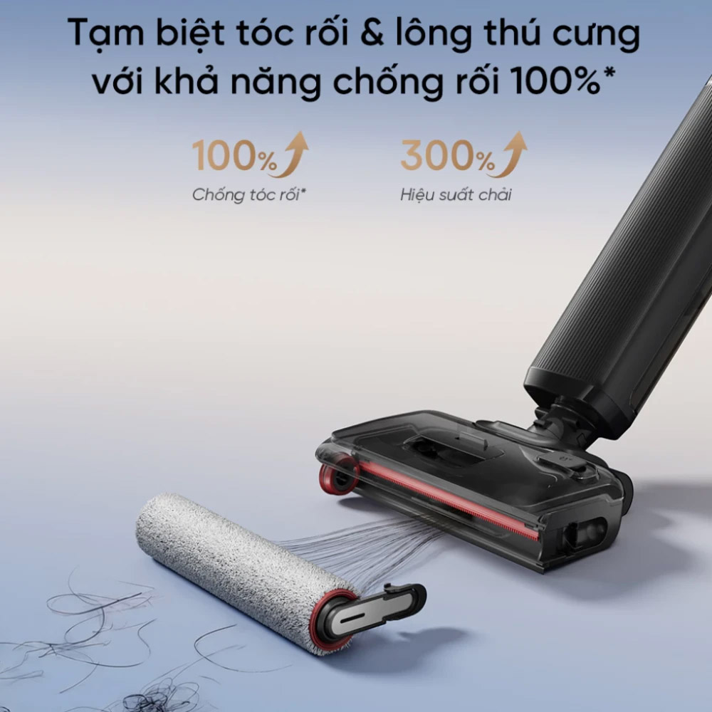 Máy Hút Bụi Lau Nhà Dreame H16 GT chống rối tóc hiệu quả