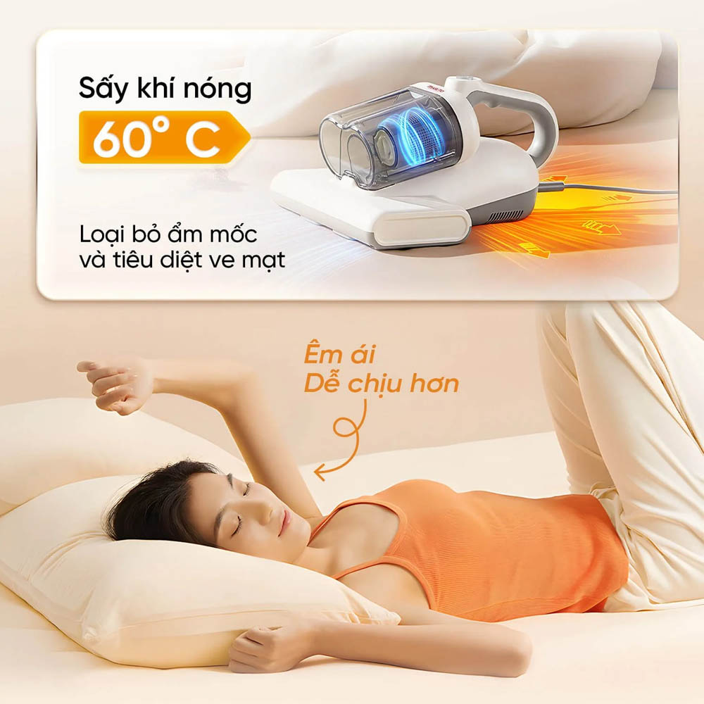 Máy Hút Bụi Giường Nệm Masuto MSDREAMER tiêu diệt hiệu quả ve mạt