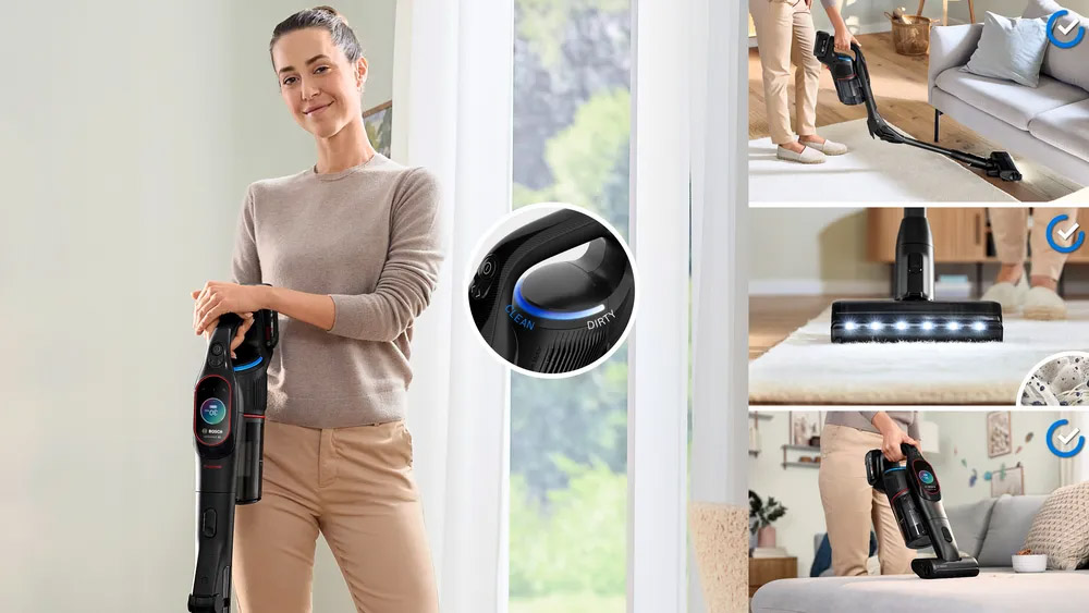 Máy Hút Bụi Không Dây Bosch BCS1051POW nâng cao hiệu quả làm sạch