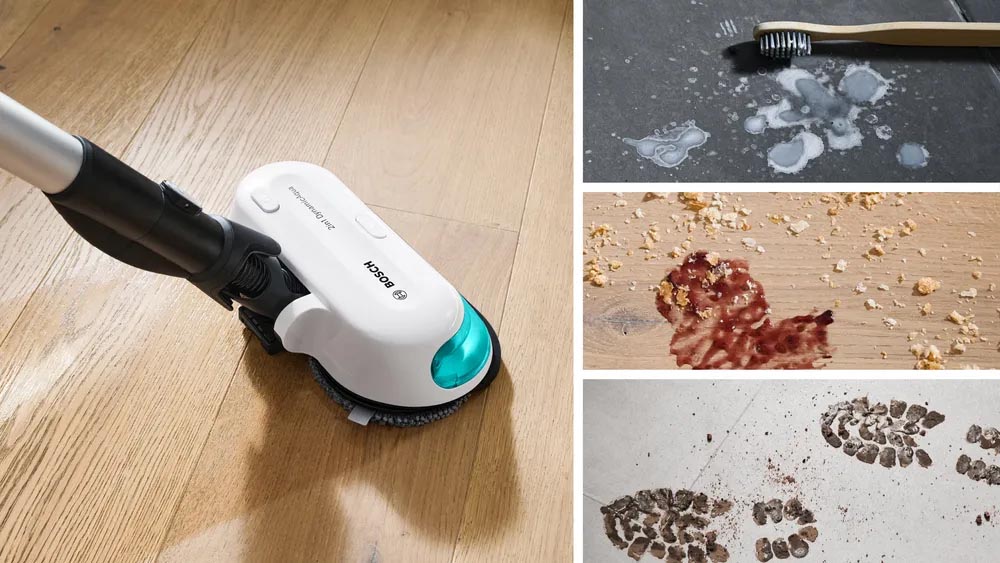 Máy Hút Bụi Lau Nhà Bosch BCS71HYG3 có công suất hút mạnh mẽ