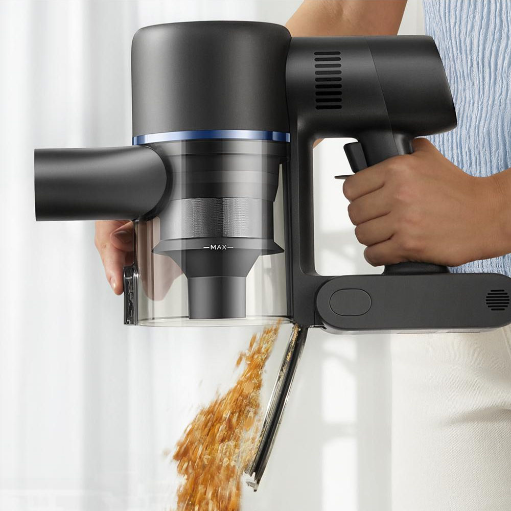 Dễ dàng đổ bụi của Máy Hút Bụi Lau Nhà Mova S4 Detect