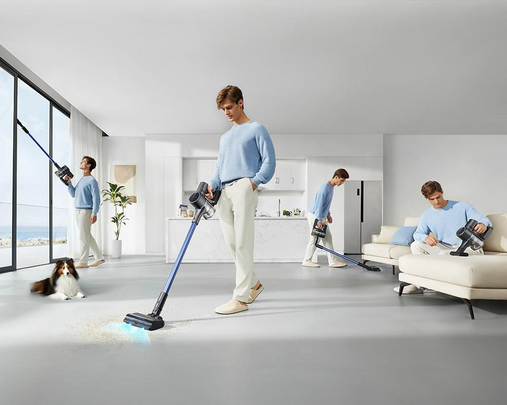 Máy Hút Bụi Lau Nhà Mova S4 Detect làm sạch không gián đoạn