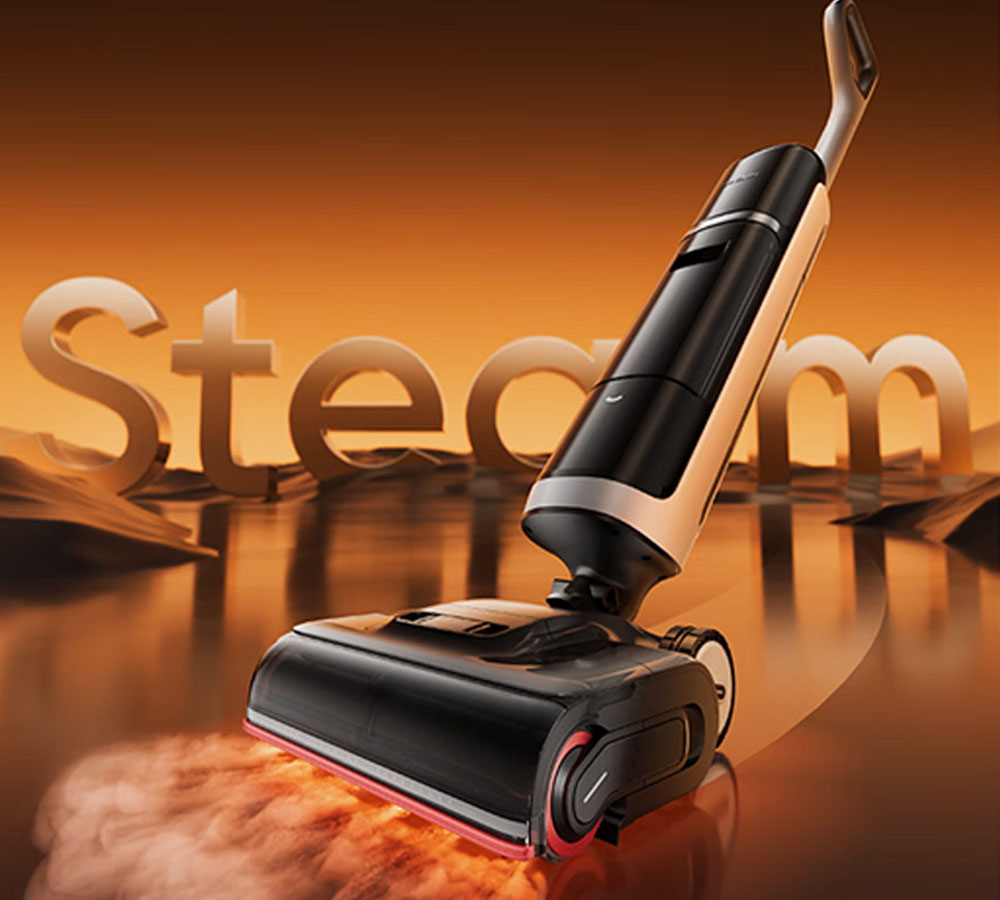 Máy Hút Bụi Dreame H16 Pro Steam có thiết kế gập phẳng 180°
