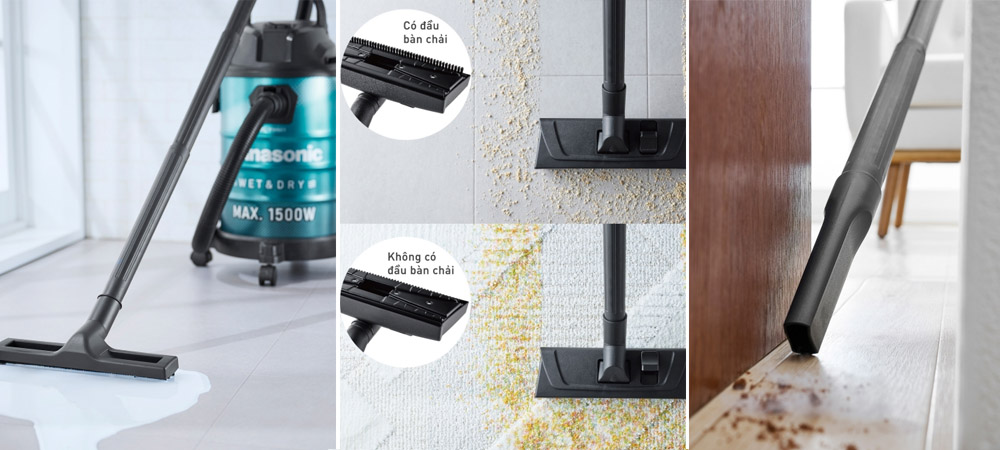 Máy Hút Bụi Panasonic MC-YW603AN49 làm sạch mọi vị trí trong nhà